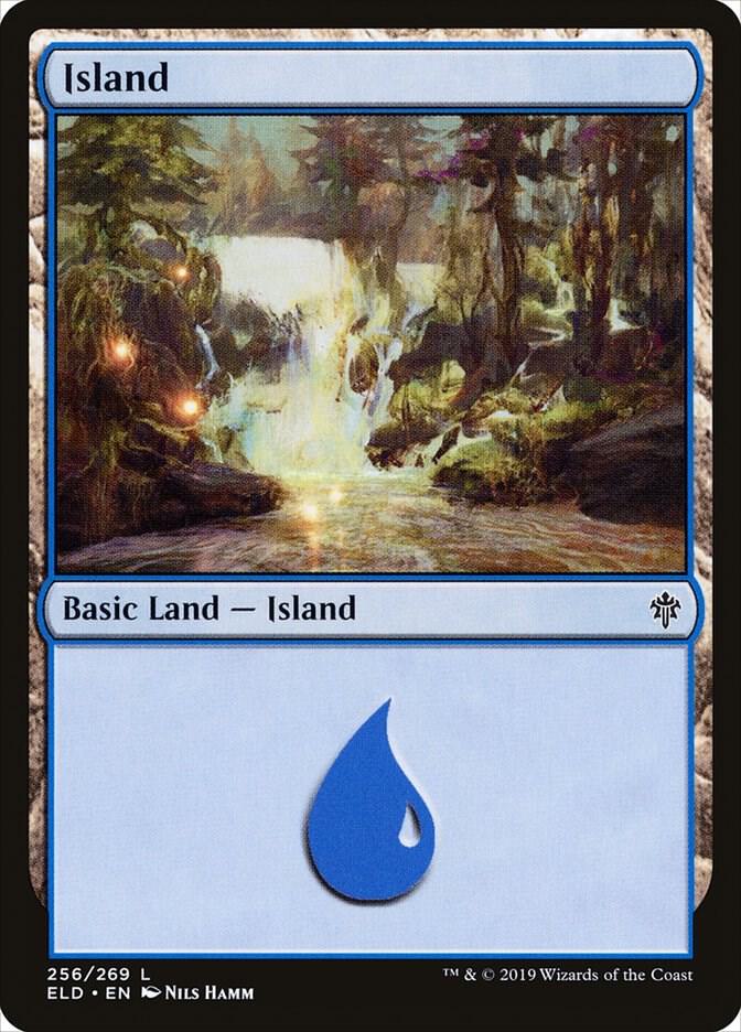 Island 256 (Throne of Eldraine)  - Foil | Good Games Adelaide SA