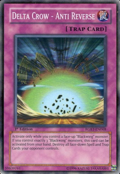Delta Crow - Anti Reverse [RGBT-EN068] Super Rare | Good Games Adelaide SA