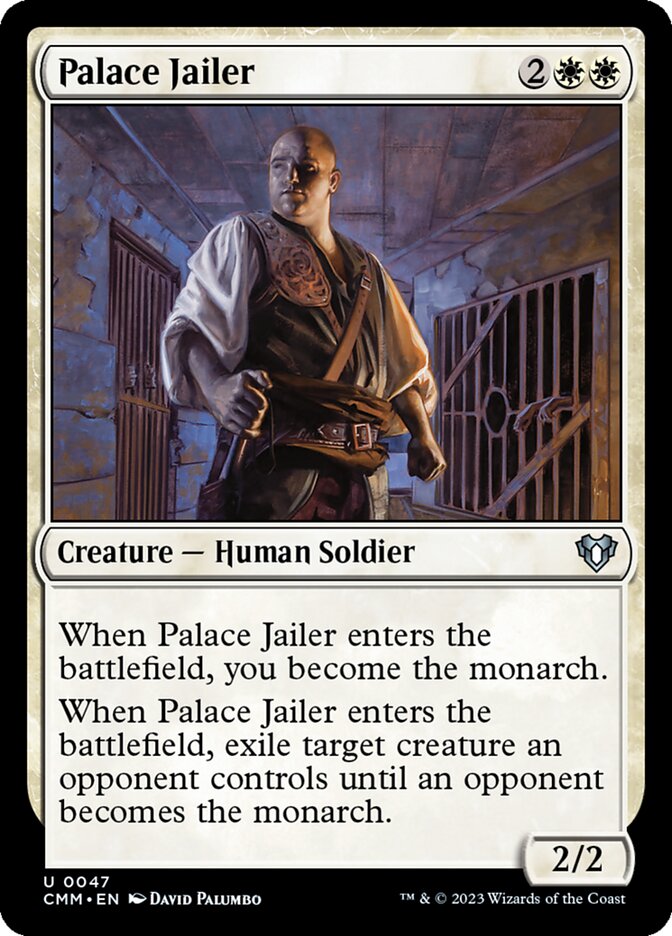 Palace Jailer 47 (Commander Masters)  - Foil | Good Games Adelaide SA