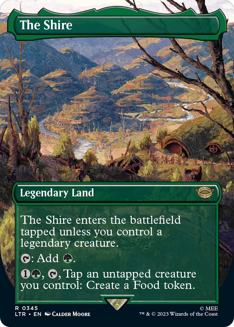 The Shire (Borderless Alternate Art) [The Lord of the Rings: Tales of Middle-Earth] | Good Games Adelaide SA