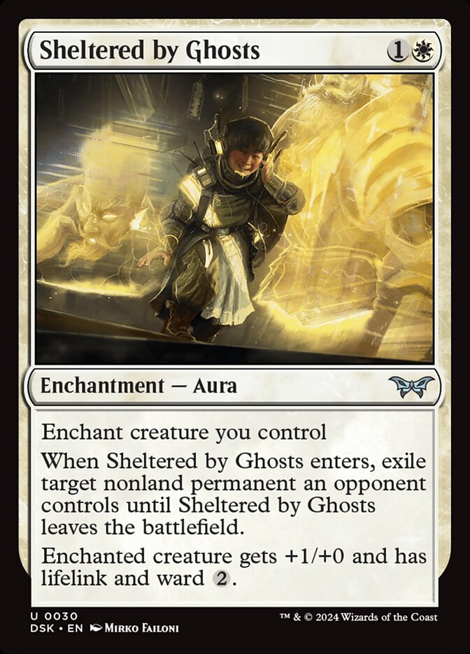 Sheltered by Ghosts 30 (Duskmourn: House of Horror)  - Foil | Good Games Adelaide SA