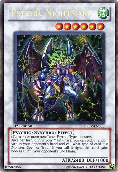 Psychic Nightmare [DREV-EN085] Secret Rare | Good Games Adelaide SA