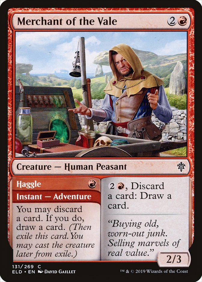 Merchant of the Vale // Haggle 131 (Throne of Eldraine)  - Foil | Good Games Adelaide SA
