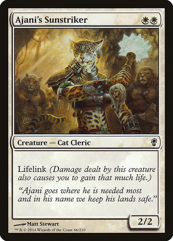 Ajani's Sunstriker 66 (Conspiracy)  | Good Games Adelaide SA