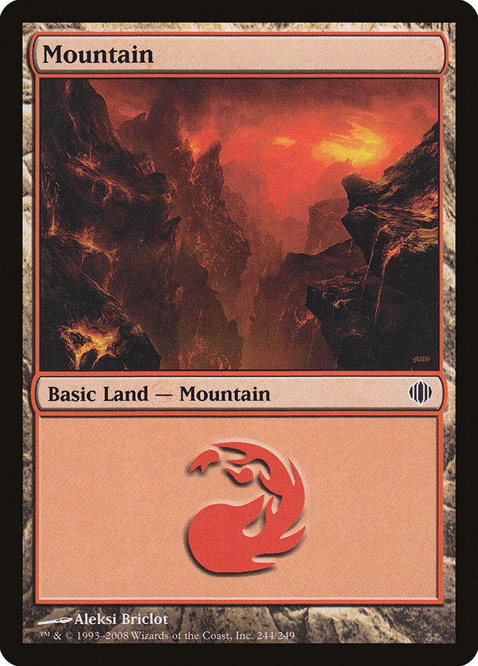 Mountain (244) [Shards of Alara] | Good Games Adelaide SA