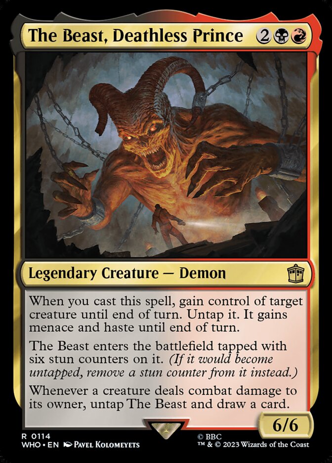 The Beast, Deathless Prince 114 (Universes Beyond: Doctor Who)  | Good Games Adelaide SA
