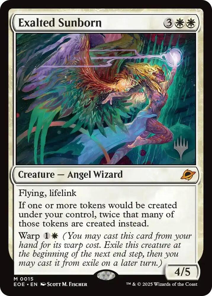 Exalted Sunborn 15 (Promo Pack: Edge of Eternities)  | Good Games Adelaide SA