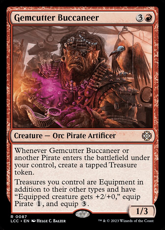 Gemcutter Buccaneer 87 (Commander: The Lost Caverns of Ixalan)  | Good Games Adelaide SA