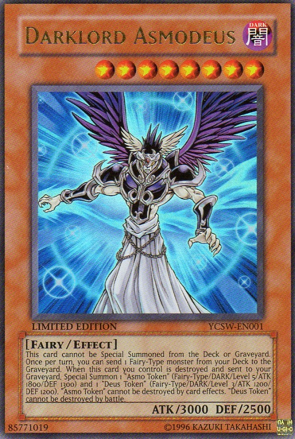 Darklord Asmodeus [YCSW-EN001] Ultra Rare | Good Games Adelaide SA