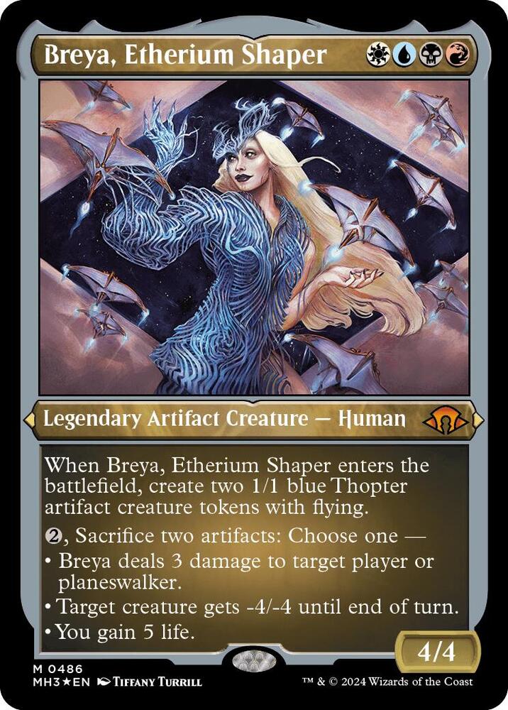 Breya, Etherium Shaper 486 (Modern Horizons 3)  - Foil | Good Games Adelaide SA