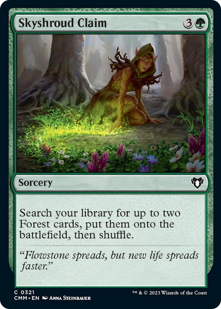 Skyshroud Claim [Commander Masters] | Good Games Adelaide SA