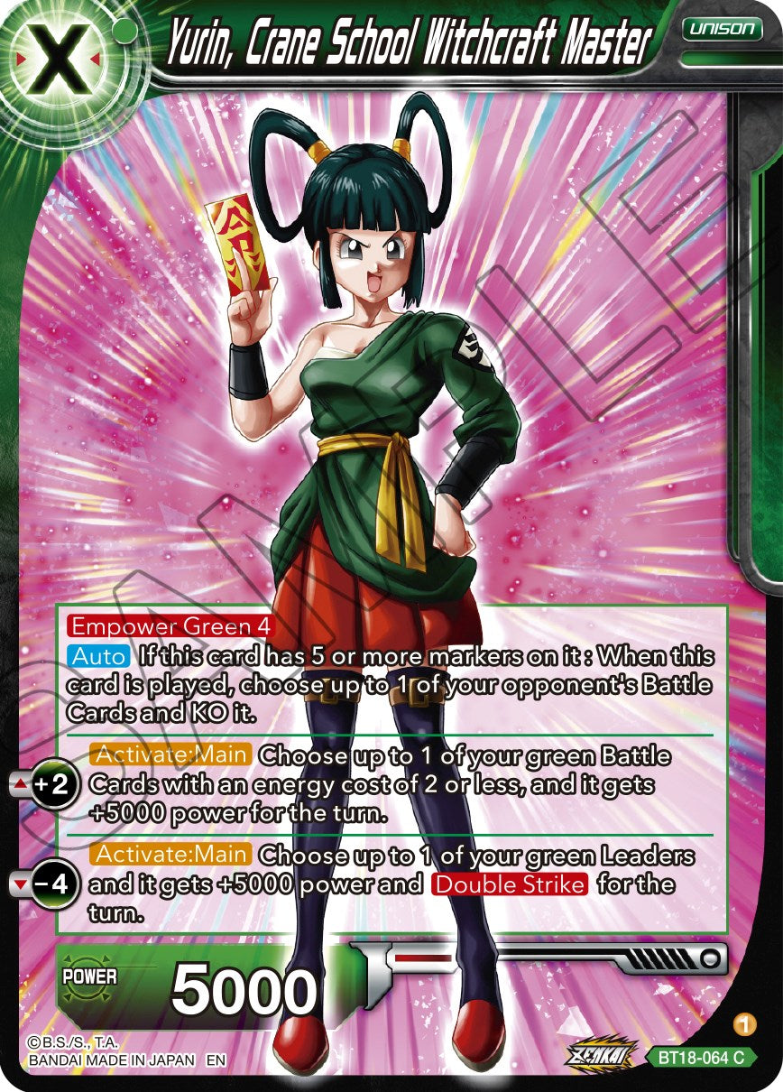 Yurin, Crane School Witchcraft Master (BT18-064) [Dawn of the Z-Legends] | Good Games Adelaide SA