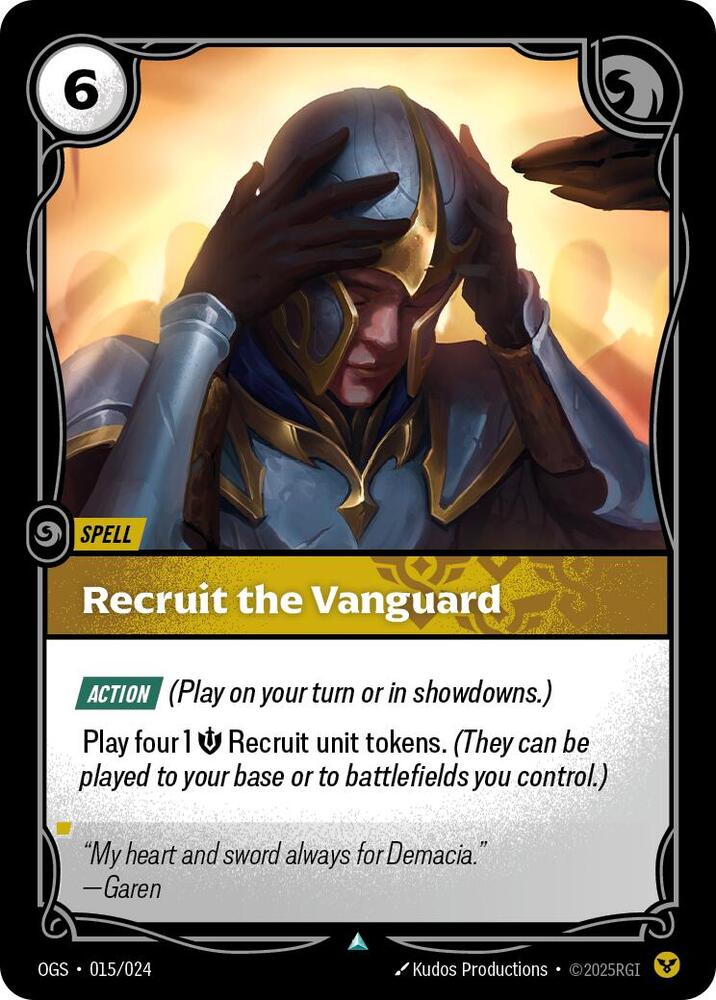 Recruit the Vanguard 015/024 (Origins: Proving Grounds)  | Good Games Adelaide SA