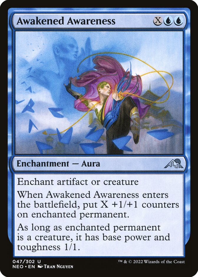 Awakened Awareness 47 (Kamigawa: Neon Dynasty)  - Foil | Good Games Adelaide SA