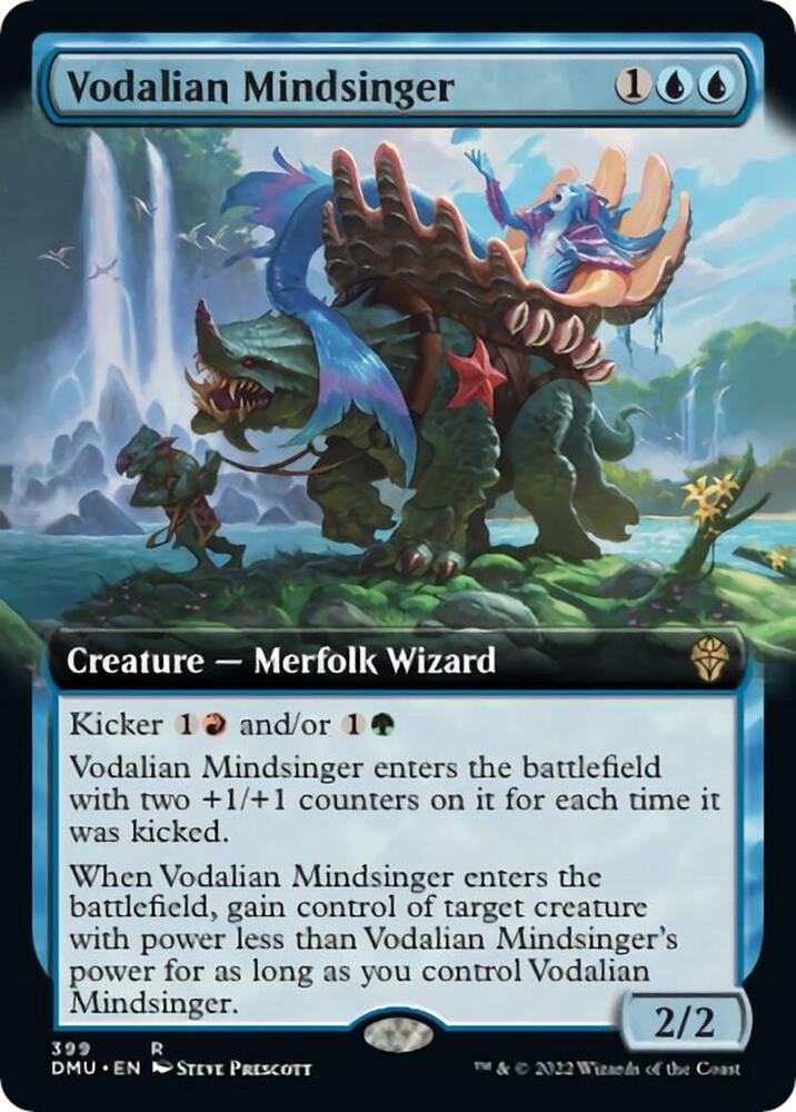 Vodalian Mindsinger Extended Art 399 (Dominaria United)  | Good Games Adelaide SA