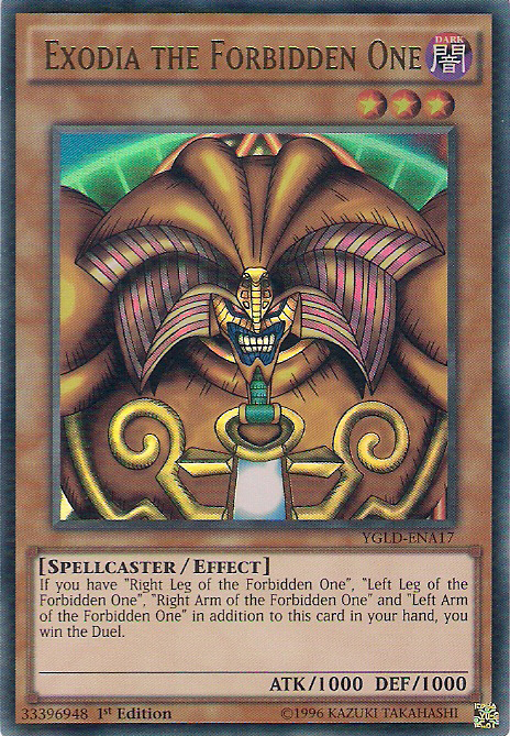 Exodia the Forbidden One [YGLD-ENA17] Ultra Rare | Good Games Adelaide SA