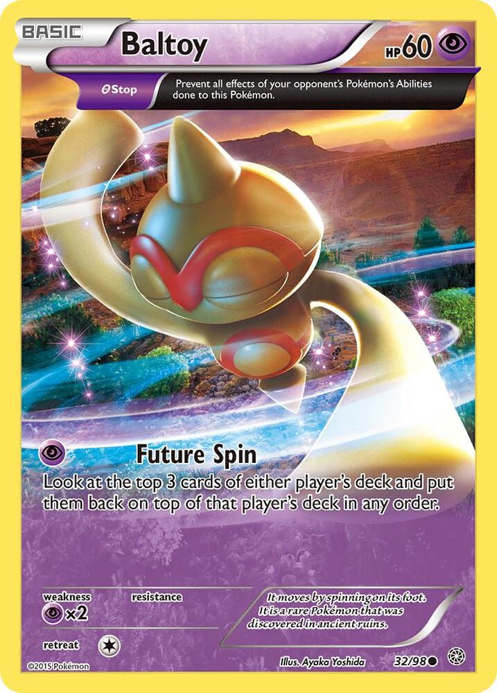 Baltoy Theta 32/98 (XY - Ancient Origins)  - Reverse Holofoil | Good Games Adelaide SA