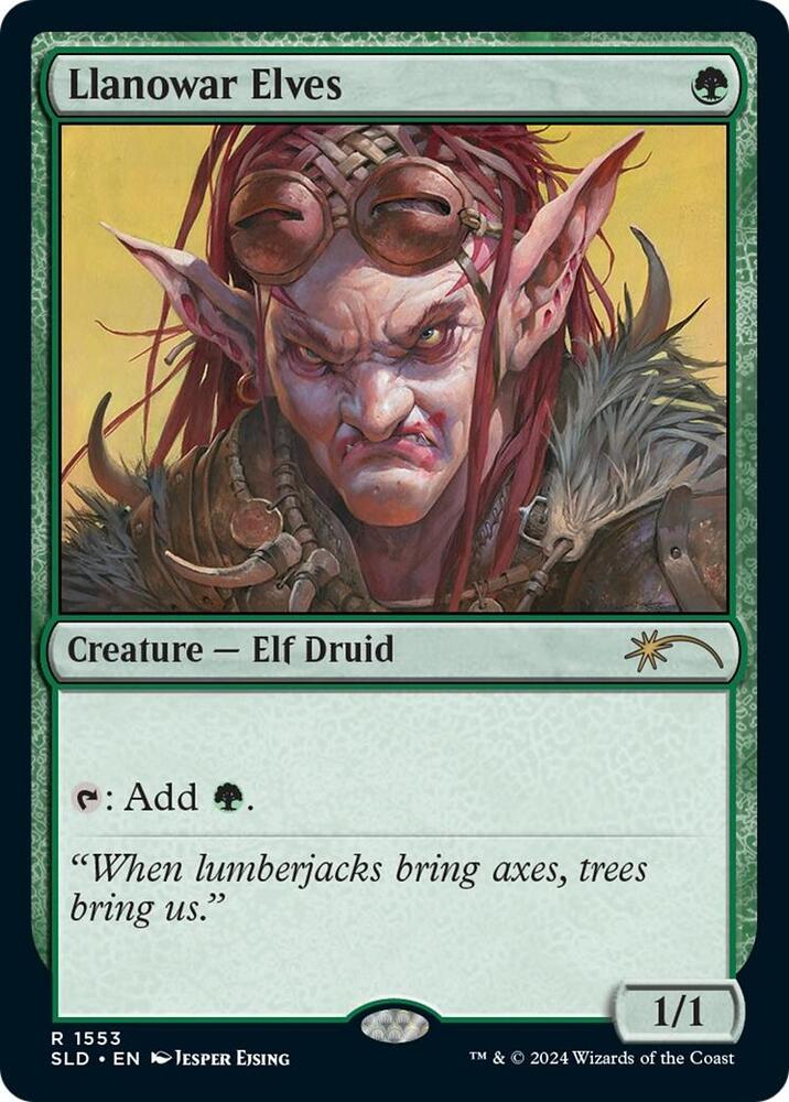 Llanowar Elves 1553 1553 (Secret Lair Drop Series)  | Good Games Adelaide SA