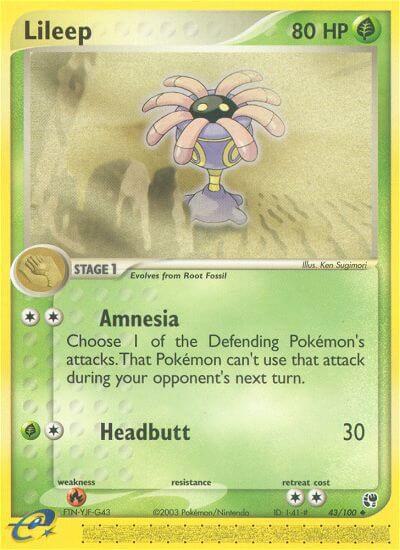 Lileep  43/100 (Sandstorm)  | Good Games Adelaide SA