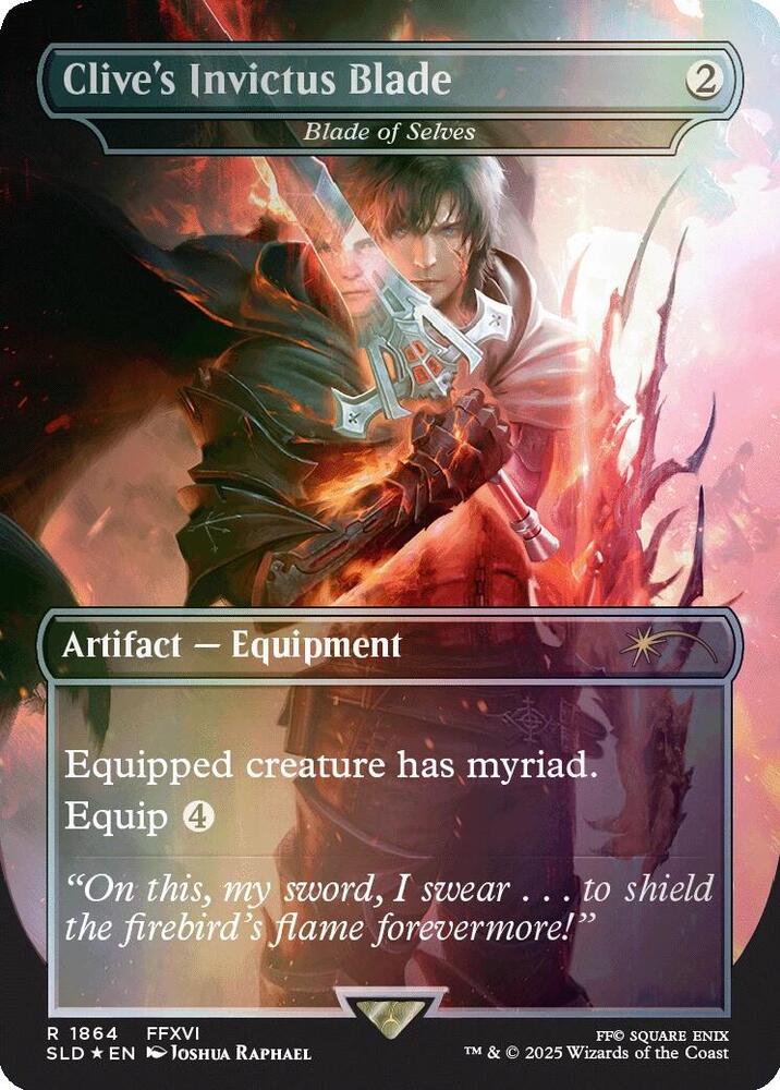 Clives Invictus Blade Blade of Selves Rainbow Foil 1864 (Secret Lair Drop Series)  - Foil | Good Games Adelaide SA