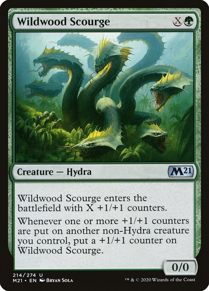 Wildwood Scourge 214 (Core Set 2021)  - Foil | Good Games Adelaide SA