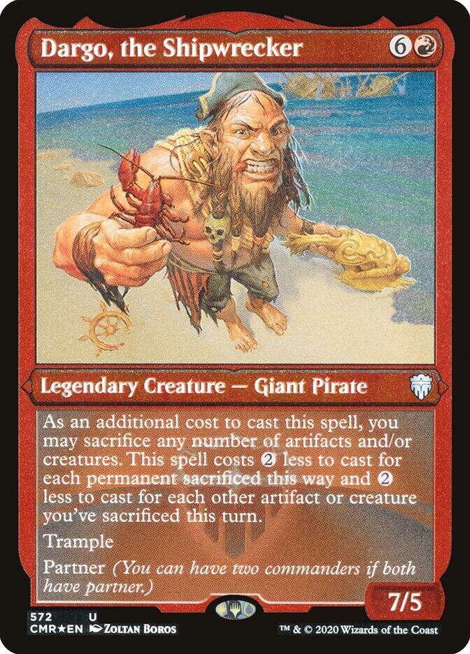 Dargo the Shipwrecker Foil Etched 572 (Commander Legends)  - Foil | Good Games Adelaide SA