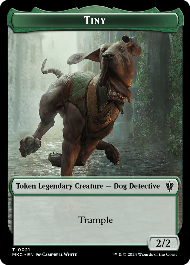 Eldrazi // Tiny Double-Sided Token [Murders at Karlov Manor Commander Tokens] | Good Games Adelaide SA