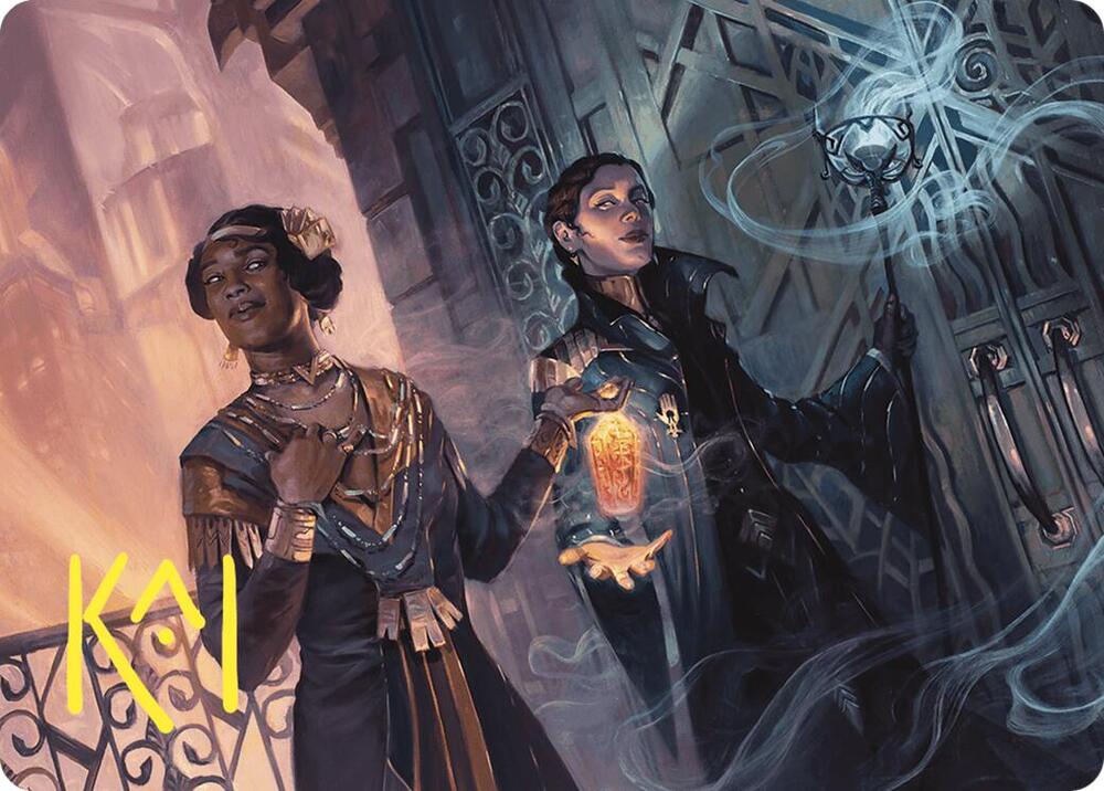 Bribery Art Card Gold Stamped Signature 6 (Art Series: Commander Masters)  | Good Games Adelaide SA
