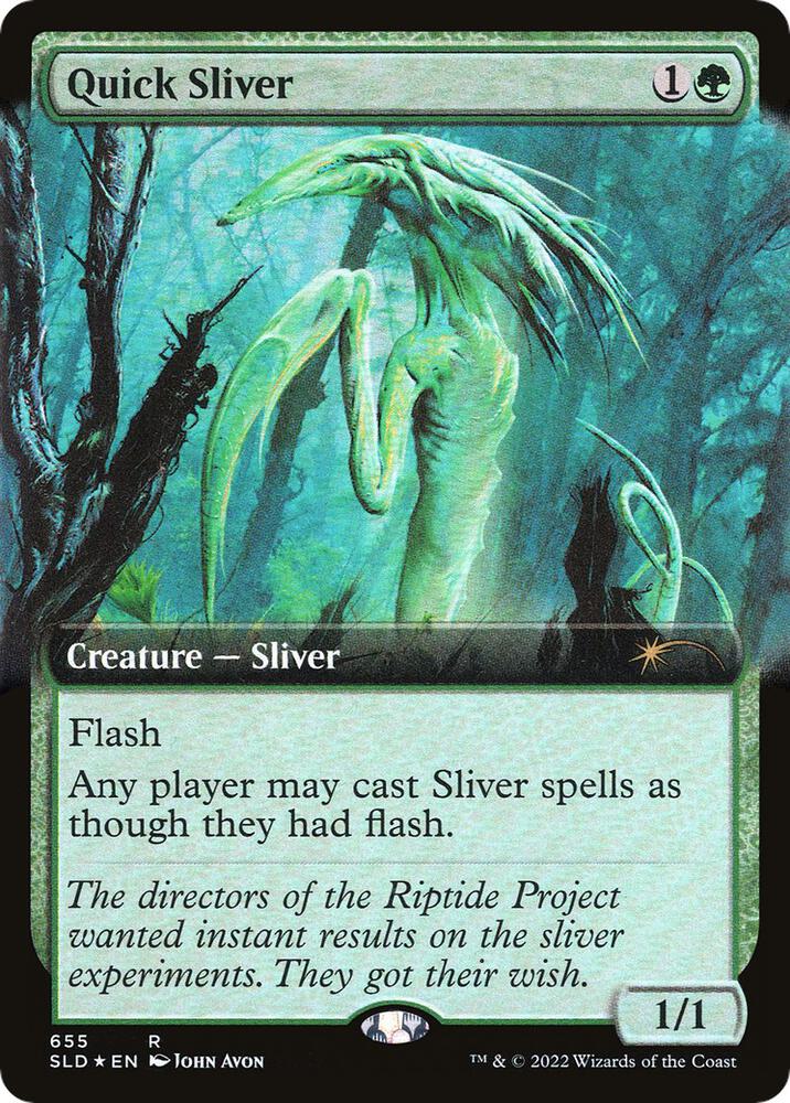 Quick Sliver Extended Art 655 (Secret Lair Drop Series)  - Foil | Good Games Adelaide SA