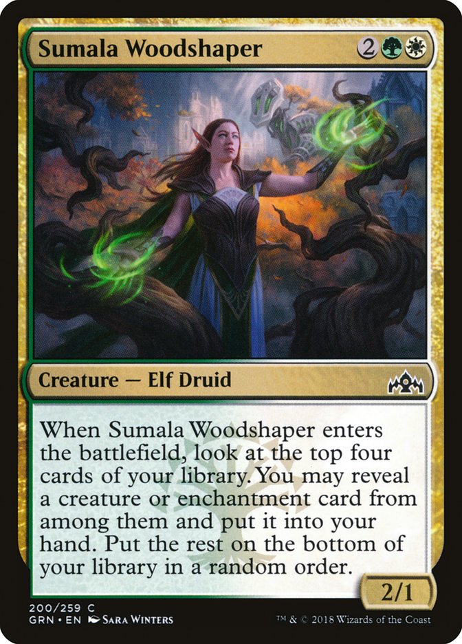 Sumala Woodshaper 200 (Guilds of Ravnica)  - Foil | Good Games Adelaide SA