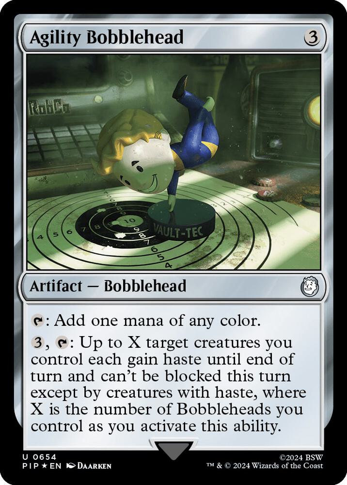 Agility Bobblehead Surge Foil 654 (Universes Beyond: Fallout)  - Foil | Good Games Adelaide SA