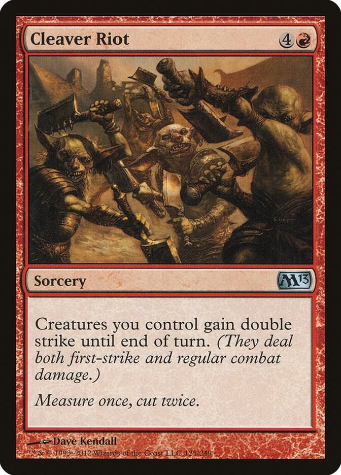 Cleaver Riot 125 (Magic 2013 (M13))  - Foil | Good Games Adelaide SA