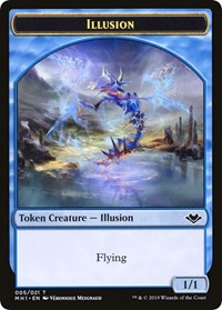 Illusion // Bear Double-Sided Token [Modern Horizons Tokens] | Good Games Adelaide SA