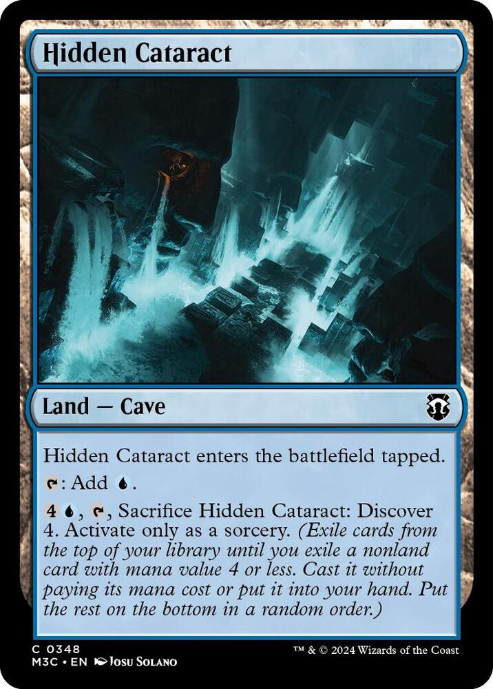 Hidden Cataract 348/411 (Commander: Modern Horizons 3)  - Ripple Foil | Good Games Adelaide SA