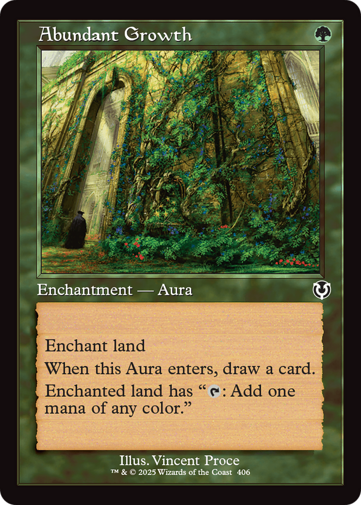 Abundant Growth (Retro Frame) [Innistrad Remastered] | Good Games Adelaide SA