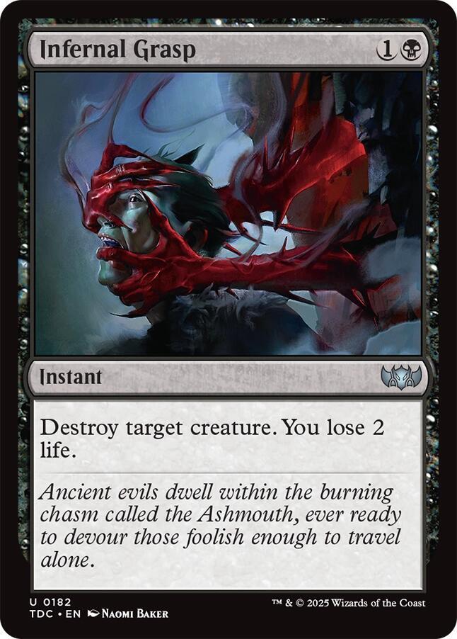 Infernal Grasp 182 (Commander: Tarkir: Dragonstorm)  | Good Games Adelaide SA