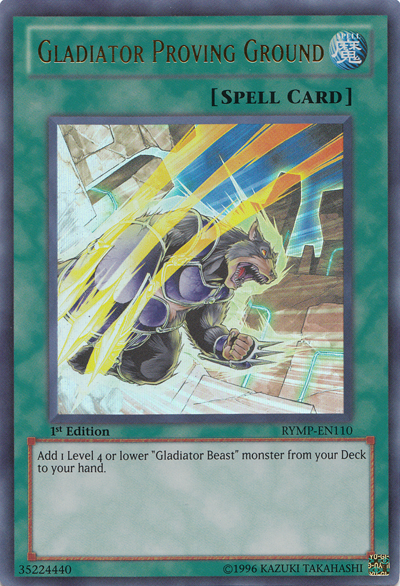Gladiator Proving Ground [RYMP-EN110] Ultra Rare | Good Games Adelaide SA
