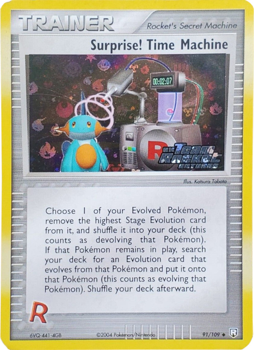 Surprise! Time Machine (91/109) (Stamped) [EX: Team Rocket Returns] | Good Games Adelaide SA