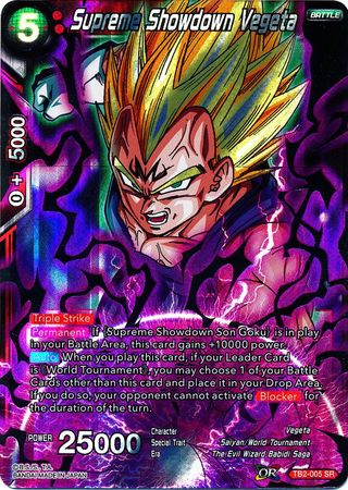 Supreme Showdown Vegeta [TB2-005] | Good Games Adelaide SA