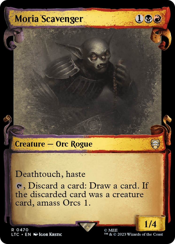 Moria Scavenger [The Lord of the Rings: Tales of Middle-Earth Commander Showcase Scrolls] | Good Games Adelaide SA