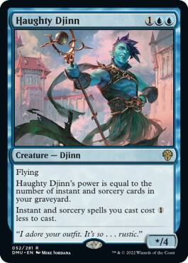 Haughty Djinn 52 (Dominaria United)  - Foil | Good Games Adelaide SA