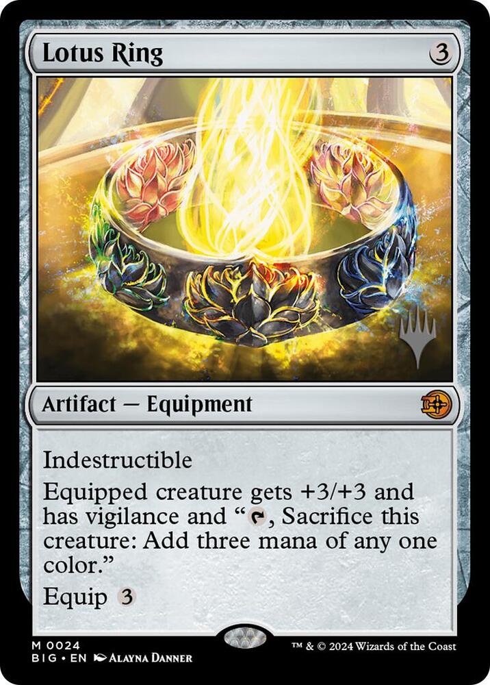 Lotus Ring 24 (Promo Pack: Edge of Eternities)  - Foil | Good Games Adelaide SA