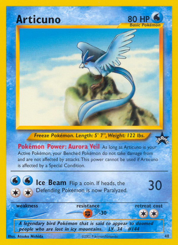 Articuno (48) [Wizards of the Coast: Black Star Promos] | Good Games Adelaide SA