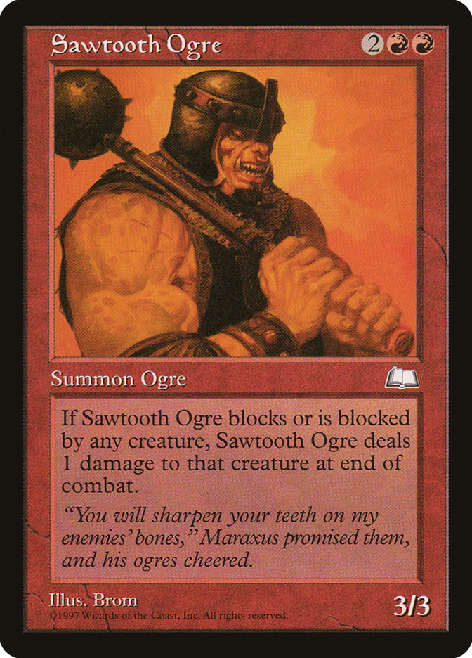 Sawtooth Ogre [Weatherlight] | Good Games Adelaide SA