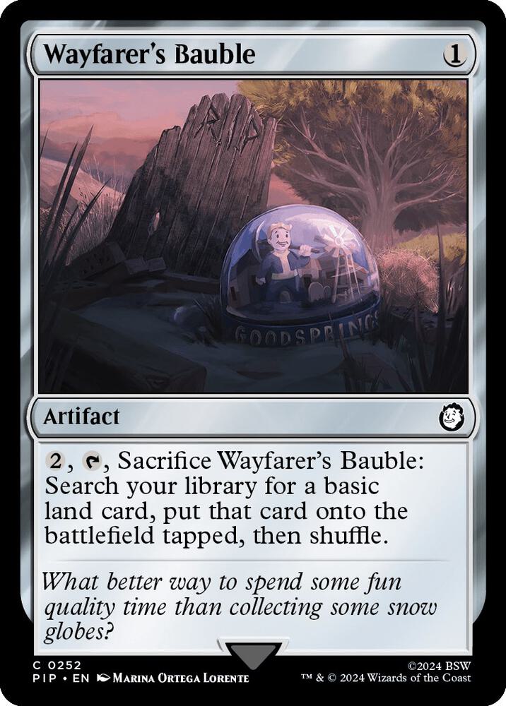 Wayfarer's Bauble 252 (Universes Beyond: Fallout)  - Foil | Good Games Adelaide SA