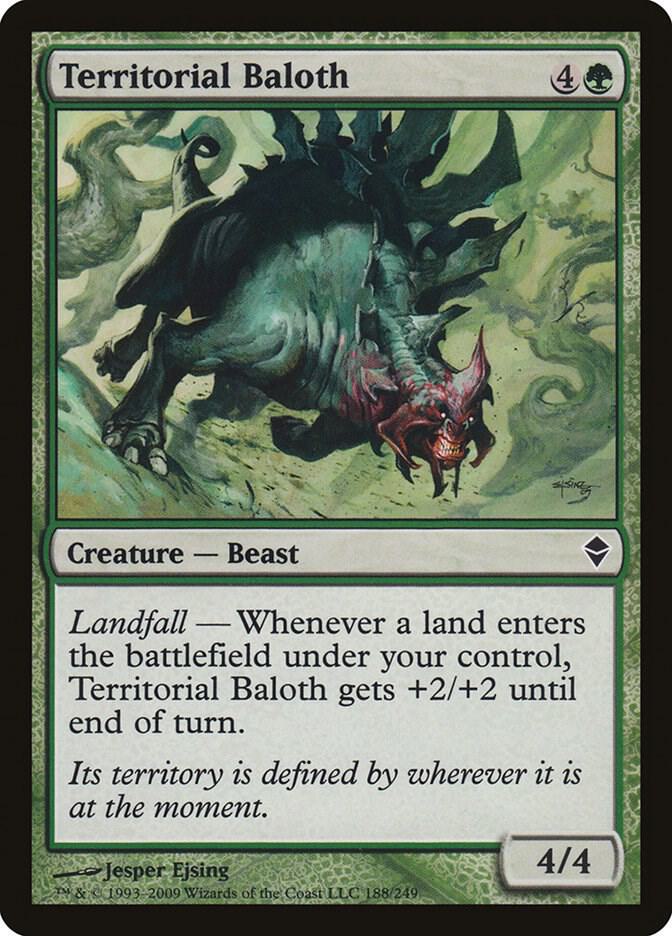 Territorial Baloth 188 (Zendikar)  - Foil | Good Games Adelaide SA