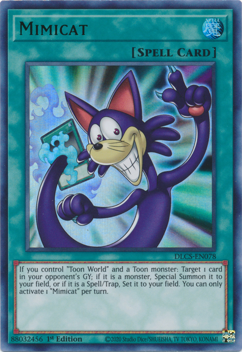 Mimicat (Green) [DLCS-EN078] Ultra Rare | Good Games Adelaide SA