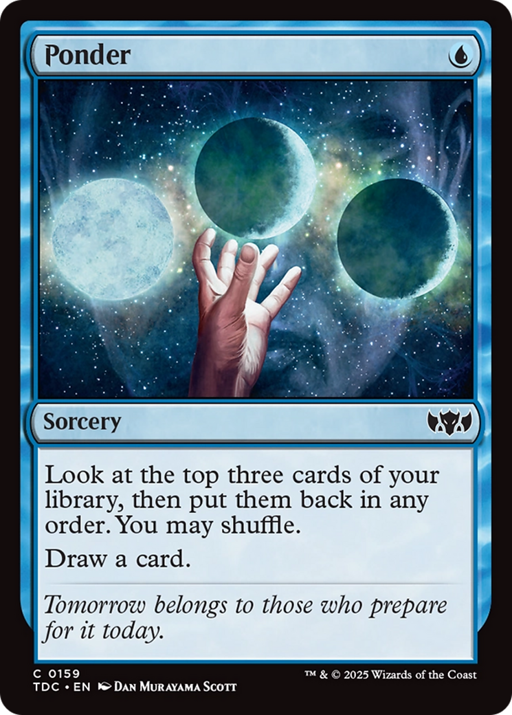 Ponder [Tarkir: Dragonstorm Commander] | Good Games Adelaide SA