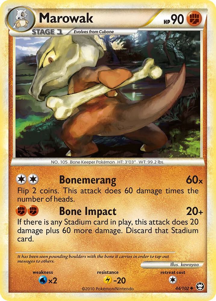 Marowak 44/102 (Triumphant)  - Reverse Holofoil | Good Games Adelaide SA