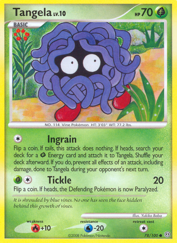 Tangela (78/100) [Diamond & Pearl: Stormfront] | Good Games Adelaide SA